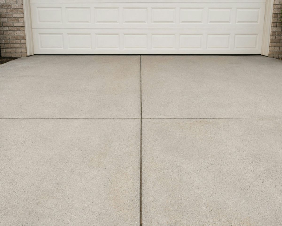 Driveway and Patio Concrete by River City Restoration in Cincinnati, Ohio